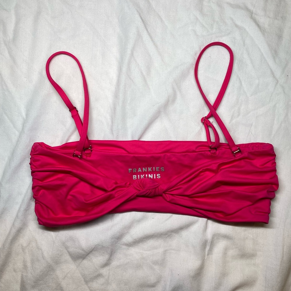 Frankies Bikinis Hot Pink Bikini Top